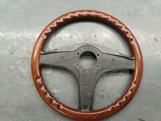 Volante madera maciza