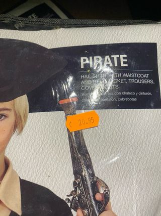 Disfraz niño pirata T. 7-9