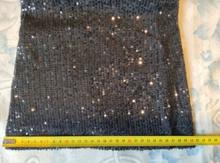 Conjunto lentejuelas pantalón flare + top