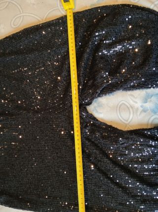 Conjunto lentejuelas pantalón flare + top