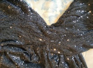 Conjunto lentejuelas pantalón flare + top