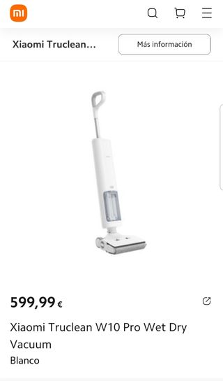 Aspirador Xiaomi W10 Pro (seco y humedo)