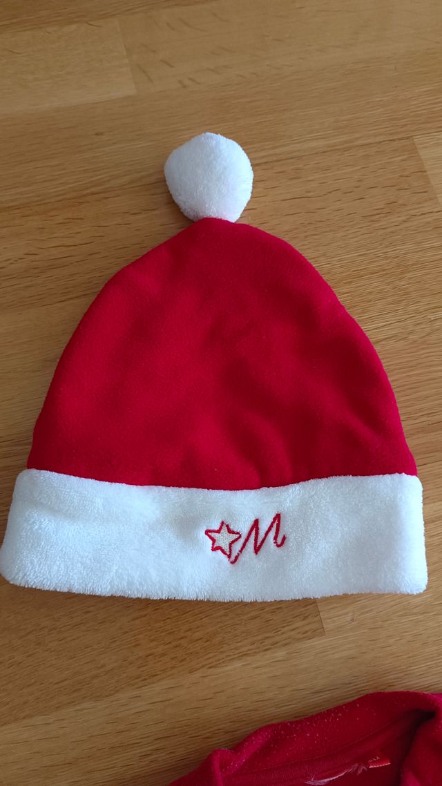 🍭Pelele + Gorro Año Nuevo Bebe 6 meses 🎄