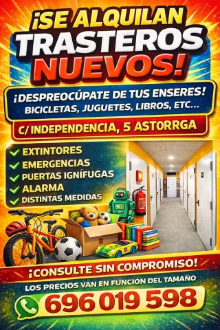 Se alquilan trasteros