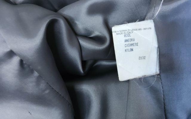 Cappotto grigio con pelliccia