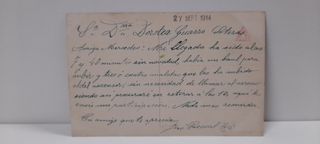 POSTAL ANTIGUA . AÑO 1914 