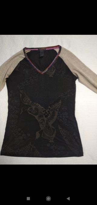 Camiseta de manga larga de mujer