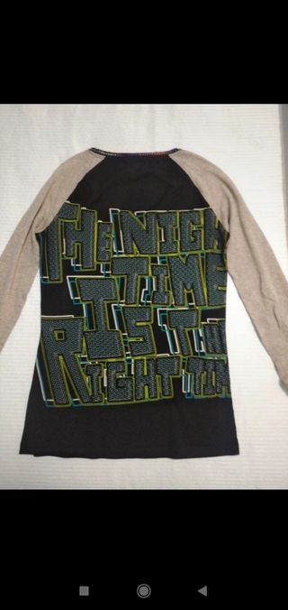 Camiseta de manga larga de mujer