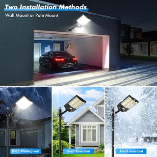 1200W Farolas Solares Exterior 🌞