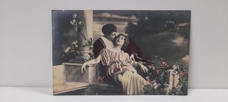 POSTAL ANTIGUA . SELLADA 1914