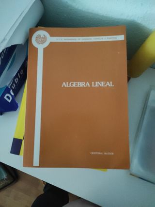 Libro Álgebra lineal E.T.S Ingenieros de