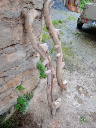 Xugo antiguo de vacas de madera