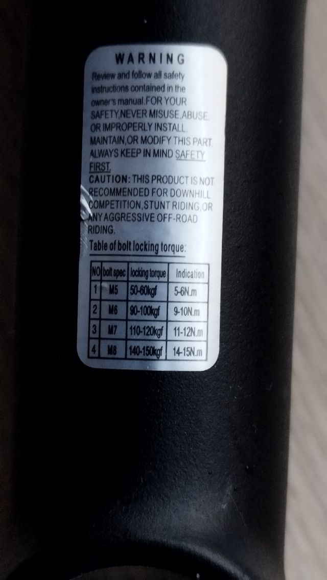 Potencia de bicicleta B-PRO