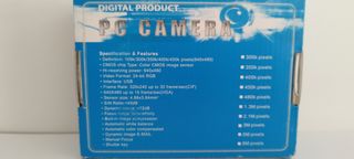 Webcam 3 leds y pinza