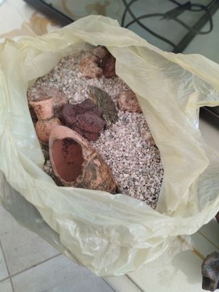 Acquario completo di accessori