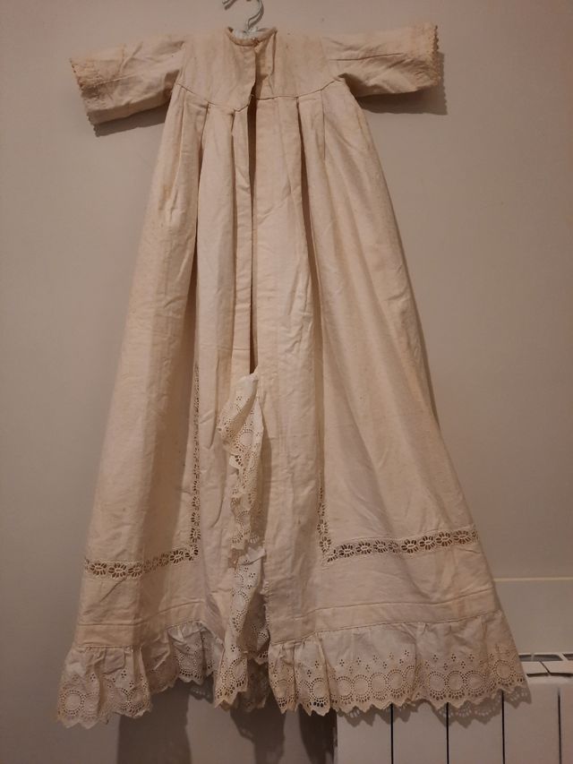 ANTIGUO TRAJE CRISTIANAR.VESTIDO BAUTISMO