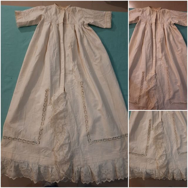 ANTIGUO TRAJE CRISTIANAR.VESTIDO BAUTISMO