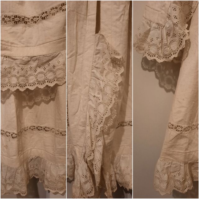 ANTIGUO TRAJE CRISTIANAR.VESTIDO BAUTISMO