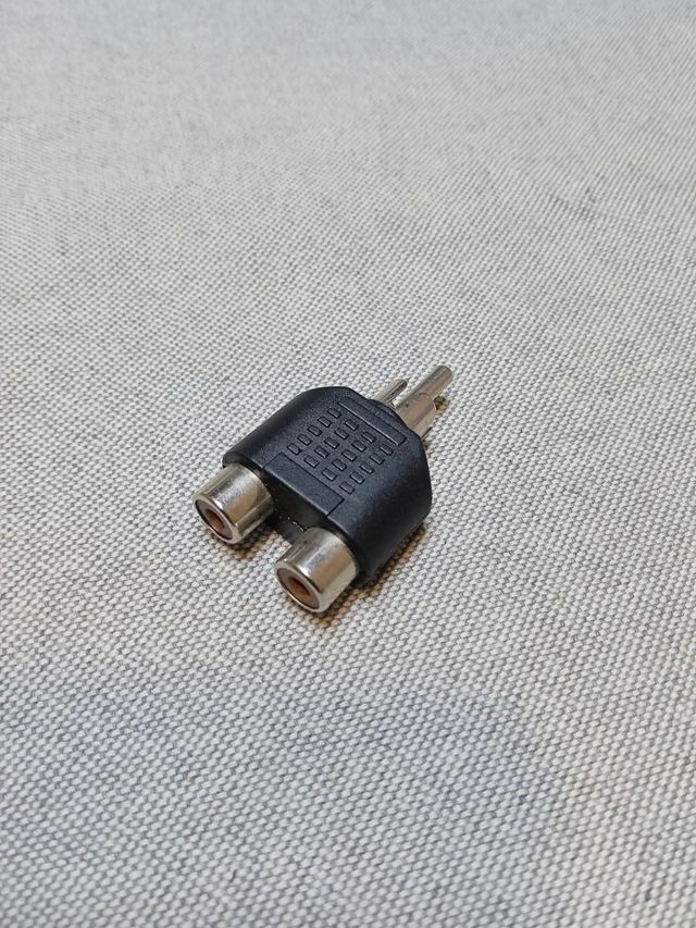 Adaptador audio RCA-RCA