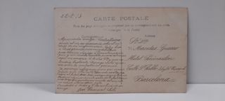 POSTAL ANTIGUA . SELLADA 1913
