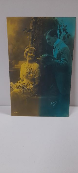 POSTAL ANTIGUA . SELLADA 1912