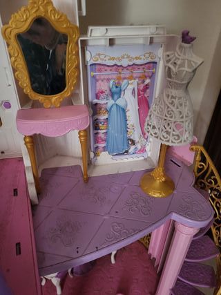 Castillo princesas Disney Barbie