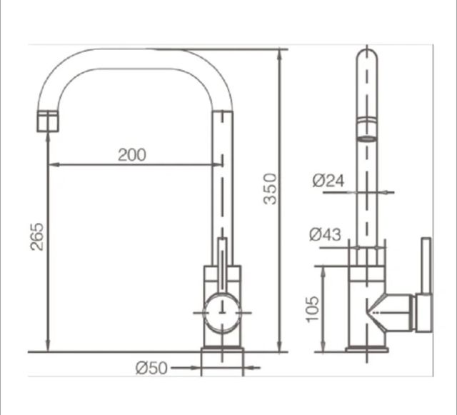 Grifo gris metálico IMEX