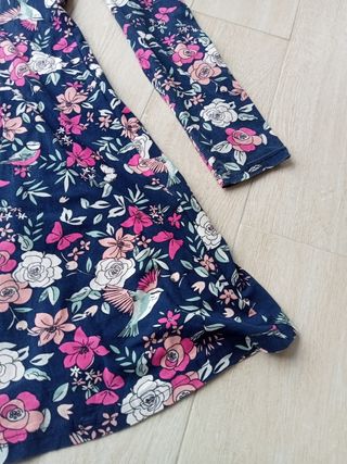 Vestido de flores corto 