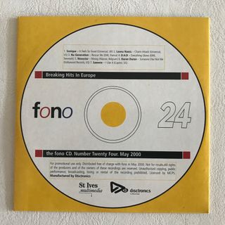 Disco cd Breaking Hits In Europe 2000