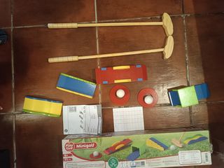 Minigolf de madera de lidl play tive