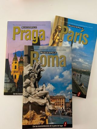 Guias Paris, Praga y Roma