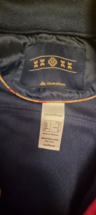 Chamarra sport mujer Quechua rosa