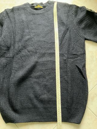 Maglione girocollo blu scuro