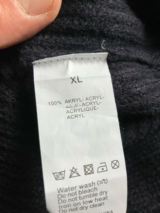 Maglione girocollo blu scuro