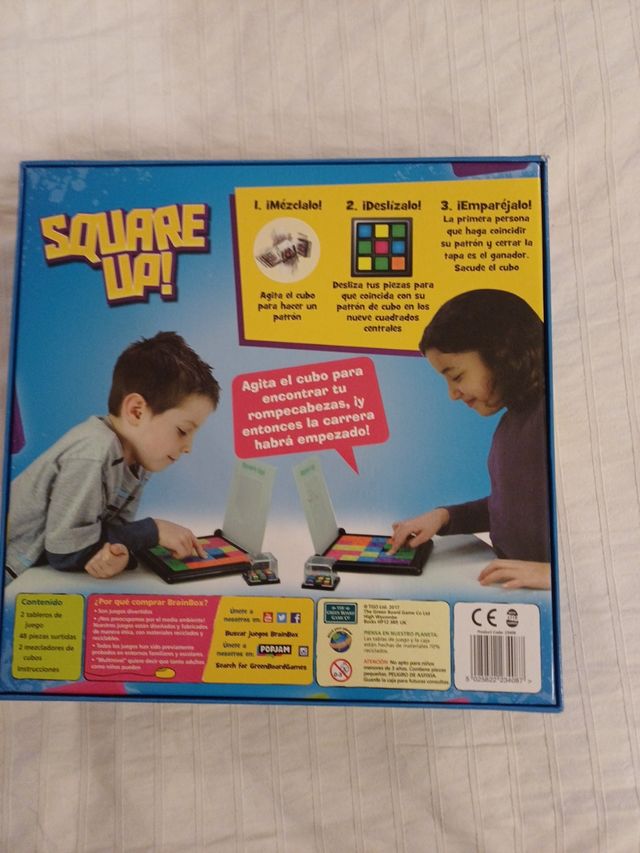 Juego de mesa square up!