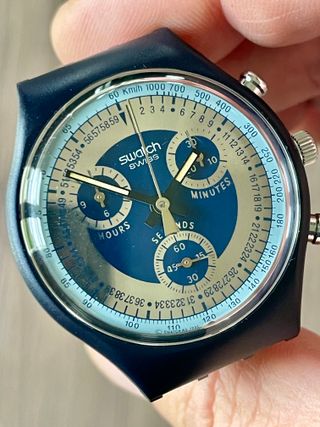 Swatch Chrono SCN102 “Silver Star”  NOS!