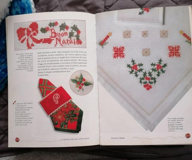 Libro ricamo punto croce