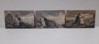 SERIE DE SEIS POSTALES ANTIGUAS AÑO 1914