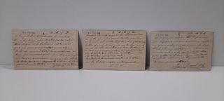 SERIE DE SEIS POSTALES ANTIGUAS AÑO 1914