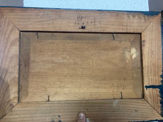 Cuadro antiguo pintado sobre tabla