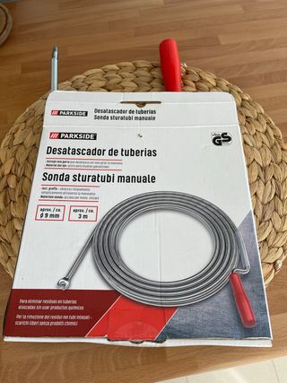 Desatascador de tuberias Nuevo Parkside