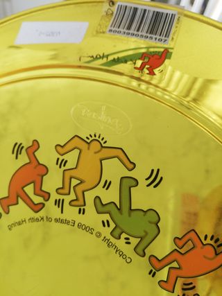 Vassoio plastica Keith Haring vintage