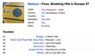 Pack discos CD sucessos Breaking Hits In 2000