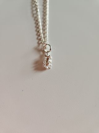 Cadena de plata con colgante 