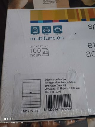 Etiquetas adhesivas