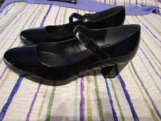 Zapatos Charol negro