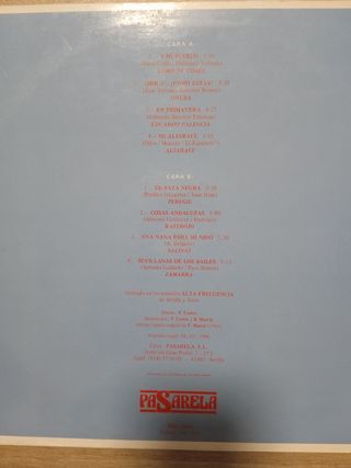 5 Discos de vinilo de sevillanas.