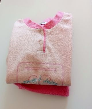 Set completo pigiama spezzato in pile donna