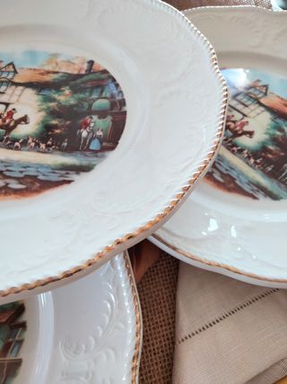 4 piatti piani London vintage