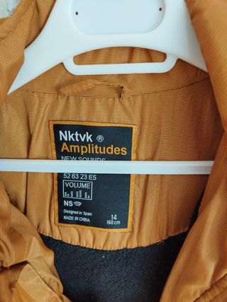 ABRIGO NIÑO TALLA 14